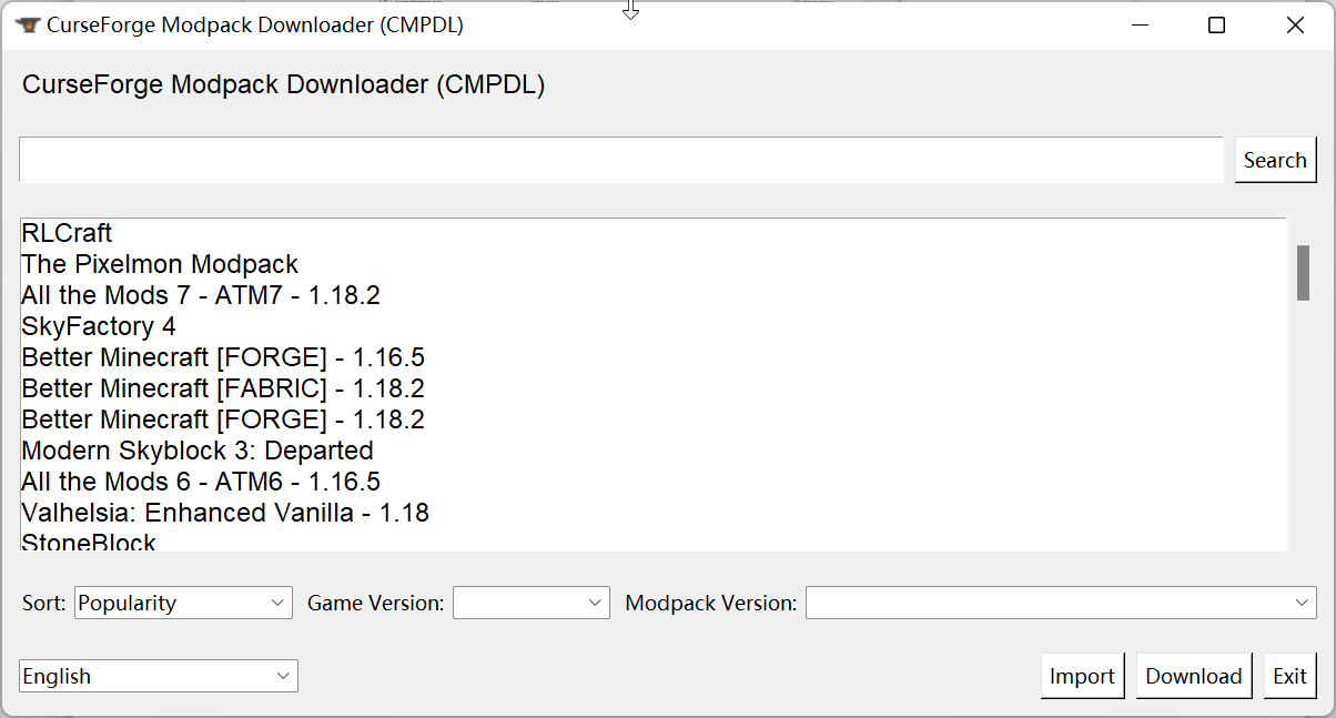 CurseForge Modpack Downloader Tutorial - Andy's Blog