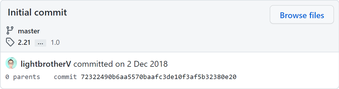 The first commit of MCDaemon-go<sup id="fnref:5" class="footnote-ref"><a href="#fn:5" rel="footnote"><span class="hint--top hint--rounded" aria-label="lightbrotherV. "[Initial commit](https://github.com/TISUnion/MCDaemon-go/commit/72322490b6aa5570baafc3de10f3af5b32380e20)". GitHub. 2 December 2018 [Archived](https://web.archive.org/web/20220823112917/https://github.com/TISUnion/MCDaemon-go/commit/72322490b6aa5570baafc3de10f3af5b32380e20) from the original on 23 Augest 2022. Retrieved 23 Augest 2022.">[5]</span></a></sup>